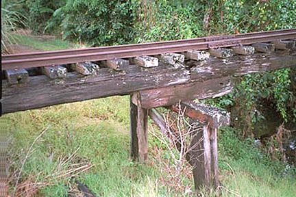 Timber bridge
